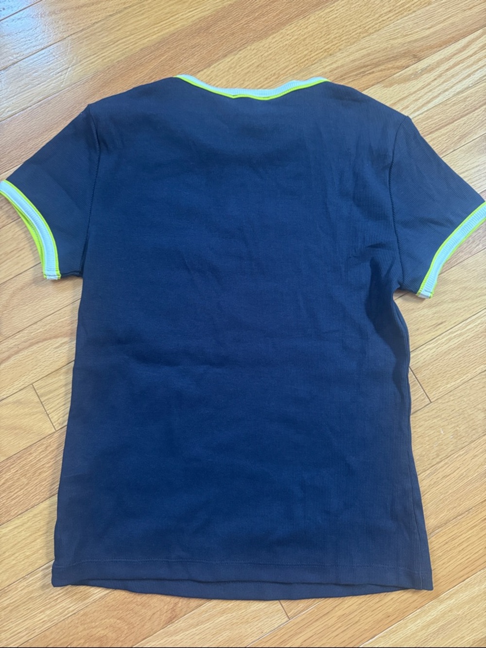 Calvin Klein Ribbed T Shirt - Picture 4 of 4